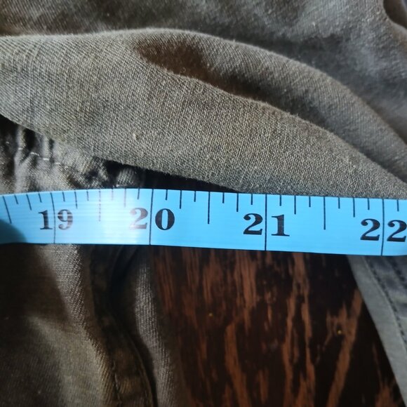 Knot Sisters Denim Army Green Patriotic Native American Jacket Women's Large - Picture 2 of 8